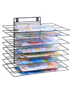 Estante de Secado de Arte LIAQICHA con 8 Estantes Extraíbles - 40.9x30.2x35.1 cm