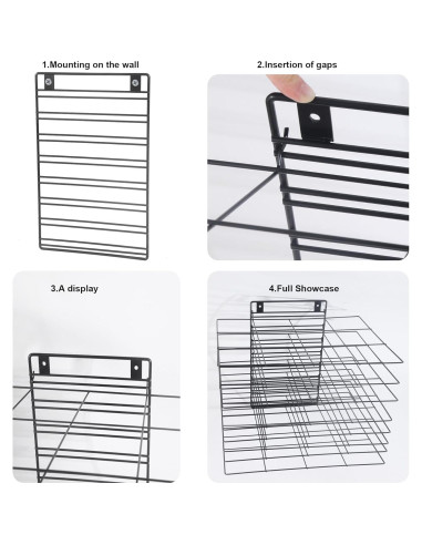 Estante de Secado de Arte LIAQICHA con 8 Estantes Extraíbles - 40.9x30.2x35.1 cm