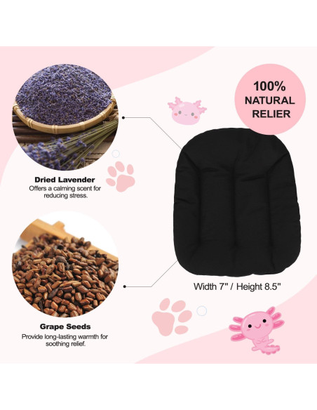 Almohadilla Térmica Axolotl Rosa MewMix 25.4x25.4cm Alivio Dolor