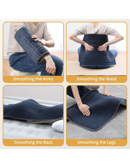 Almohadilla Térmica Eléctrica Siinsay XL 43x84cm 6 Niveles Calor