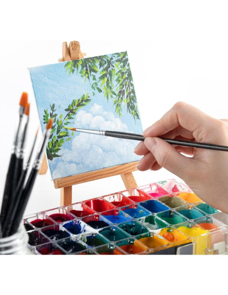 Set de Pinceles de Detalle Transon 12 Piezas Nylon