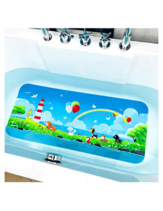 Alfombrilla Antideslizante para Bañera BOPPIE 89x38 cm Arcoíris