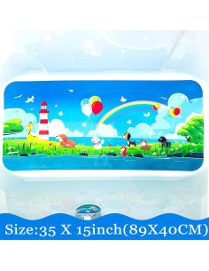 Alfombrilla Antideslizante para Bañera BOPPIE 89x38 cm Arcoíris 2