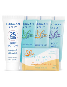 Amenidades de Hotel Bergman Kelly - 125 Piezas 1 oz