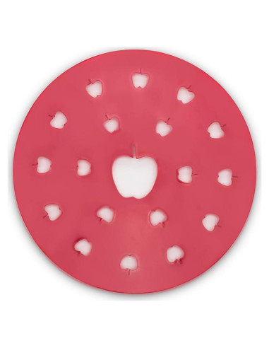 Cortador de Tarta de Manzana Fox Run, Plástico Rojo 24.1 cm