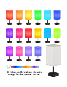 Lámpara de Mesa Cozoo RGB Bluetooth/WiFi 3 USB 2 Salidas 2