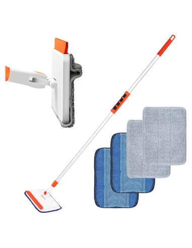 Limpiador de Zócalos QAestfy con Mango Ajustable 124 cm