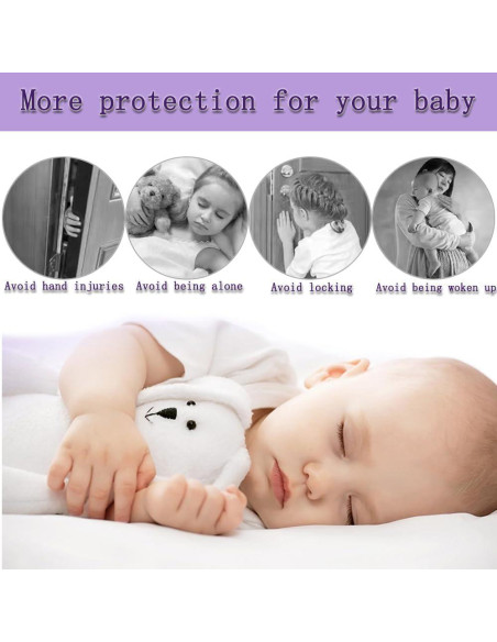 Set de 4 Protectores de Dedos para Puertas DHinkyoung Blanco Set de 4 Protectores de Dedos para Puertas DHinkyoung Blanco