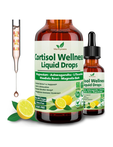 Suplemento Líquido de Cortisol Vita PLynxera 60ml - Detox 17-en-1