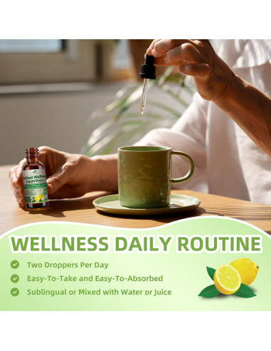 Suplemento Líquido de Cortisol Vita PLynxera 60ml - Detox 17-en-1