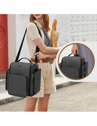 Estuche BAFASO para 72 Botellas de Pintura Miniatura Negro