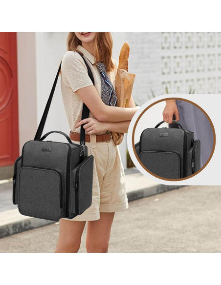 Estuche BAFASO para 72 Botellas de Pintura Miniatura Negro