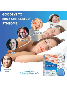Protector Bucal Snowshinee para Rechinar Dientes - 4 Piezas 2