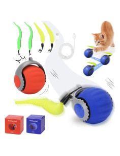 Bola Interactiva para Gatos HNP Recargable USB 2.54cm