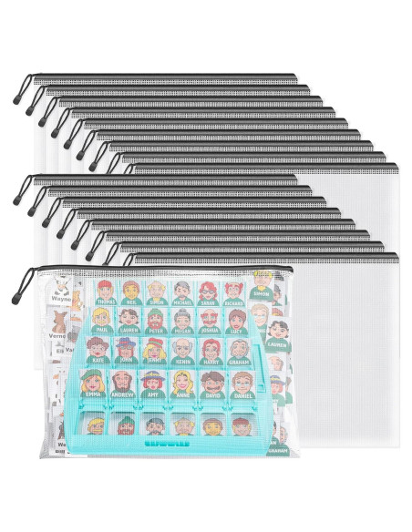 Bolsa de Documentos con Cierre Umriox 18PCS 42.9x31.5cm Negra Bolsa de Documentos con Cierre Umriox 18PCS 42.9x31.5cm Negra