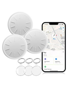 Paquete de 3 rastreadores Bluetooth LAOLASEED HTAG - Localizador de llaves