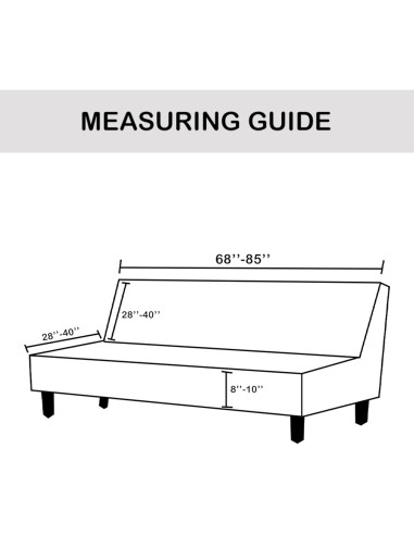 Funda de Futón Impermeable TOPYUMH para Sofá Cama 165-203 cm