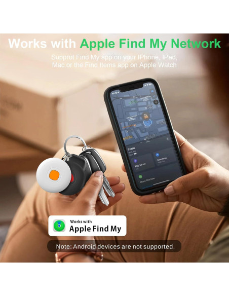 Localizador Bluetooth Air Tracker 2 IP68 Fortunepro - 2 Pcs Localizador Bluetooth Air Tracker 2 IP68 Fortunepro - 2 Pcs