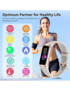 Rastreador de Fitness APPBYER C60 - Monitoreo Cardíaco y Sueño 2