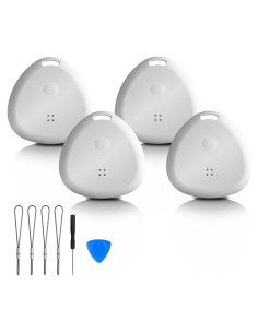 4 Localizadores de Llaves Bluetooth Nutale, Certificado Apple, 121.92m