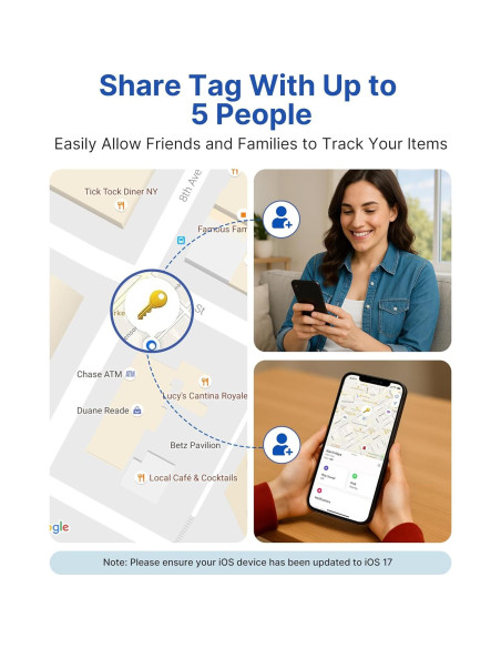 Paquete de 4 rastreadores Bluetooth Aircovered AK101 Paquete de 4 rastreadores Bluetooth Aircovered AK101
