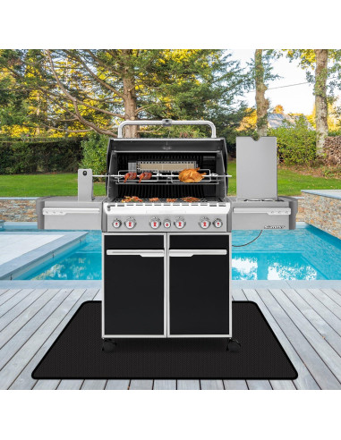 Tapete para Parrilla Rumlick HDC-153 60x40cm A Prueba de Fuego