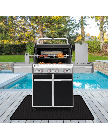 Tapete para Parrilla Rumlick HDC-153 60x40cm A Prueba de Fuego Tapete para Parrilla Rumlick HDC-153 60x40cm A Prueba de Fuego