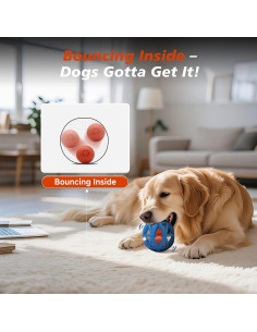 Juguete Interactivo para Perros Sisheng Bola Saltarina 11.68cm 2