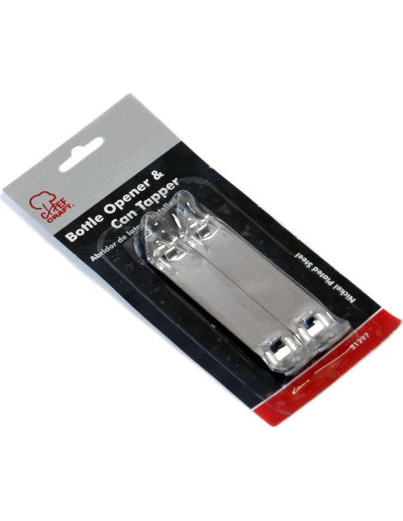 Abrebotellas Chef Craft 2 Piezas Hierro Plated Gris
