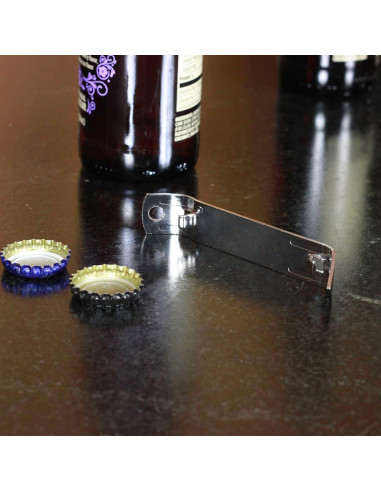 Abrebotellas Chef Craft 2 Piezas Hierro Plated Gris