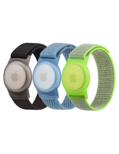 Paquete de 3 Pulseras de Nylon Vancle para AirTag Niños