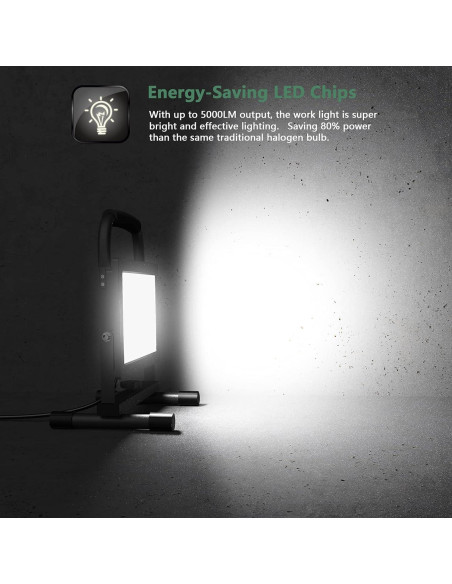 Luz de Trabajo LED Glorious-Lite 50W 5000LM IP66 Ajustable