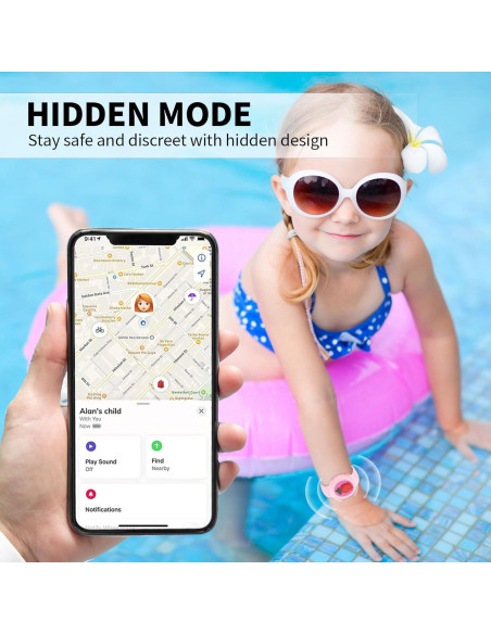 Pulsera Impermeable BoAn para Airtag - Pack 3 Colores Niños Pulsera Impermeable BoAn para Airtag - Pack 3 Colores Niños