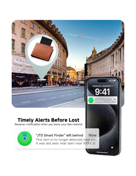 2 Tarjetas Localizadoras JTD para Cartera - Bluetooth IP68 2 Tarjetas Localizadoras JTD para Cartera - Bluetooth IP68
