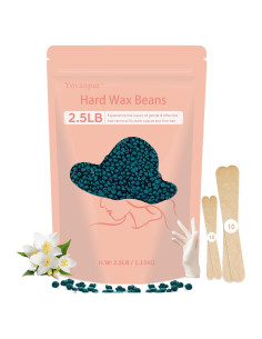 Perlas de Cera Dura Yovanpur 1.2kg para Depilación Suave