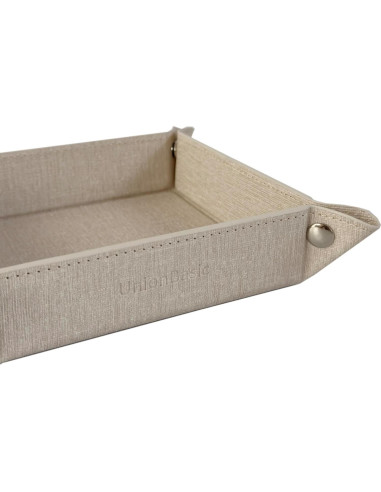 Bandeja de Joyería UnionBasic Beige, Organizador de Escritorio 22.23 cm