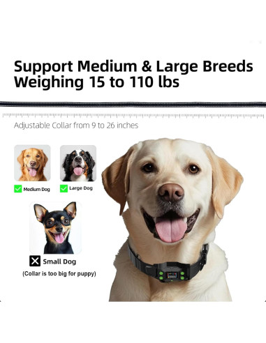 Cerca Invisible para Perros RIXBEO F830plus - Collar GPS Impermeable