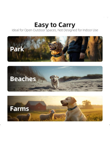 Cerca Invisible para Perros RIXBEO F830plus - Collar GPS Impermeable