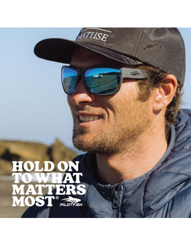 Gafas de sol Pilotfish Ally UV400 polarizadas TR90 gris