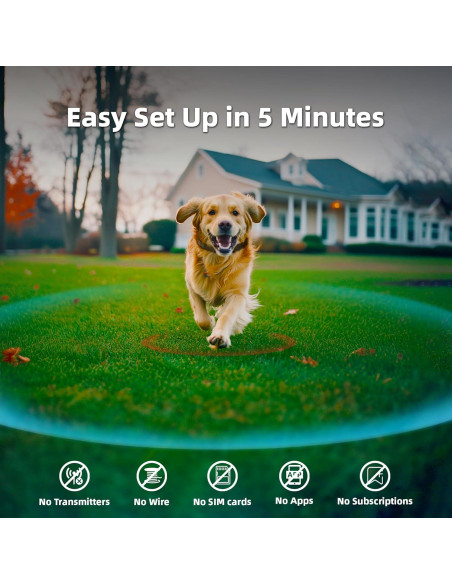 Cerca Invisible para Perros RIXBEO F830plus - Collar GPS Impermeable