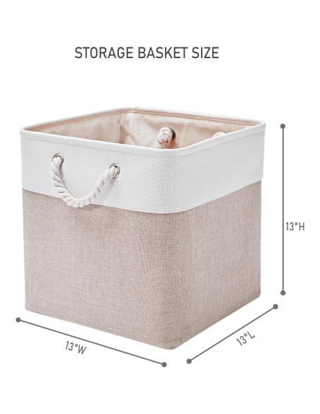 Cestas de Almacenamiento ISEMINGLA 33x33 cm Paquete de 6