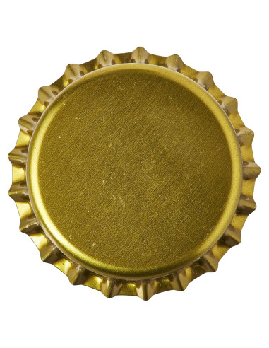 144 Tapas de Botellas de Cerveza Doradas LD Carlson 26mm