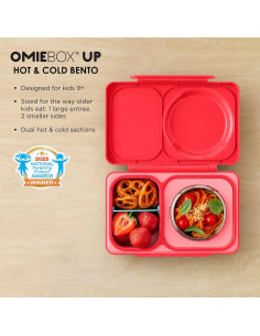 Caja Bento Omie OmieBox UP Rosa Cereza 340g Aislada 2