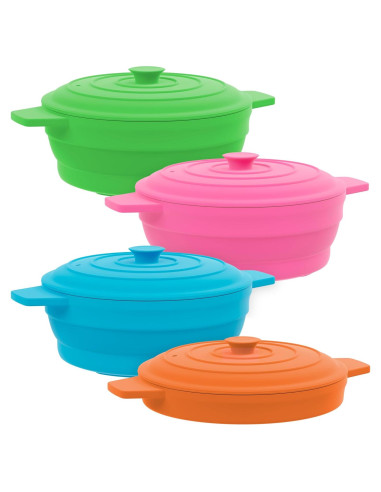 Cocinero de Huevos Bakerpan 350ml Silicona Colapsable