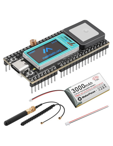 Rastreador Inalámbrico MakerFocus ESP32-S3 con GPS y LoRa