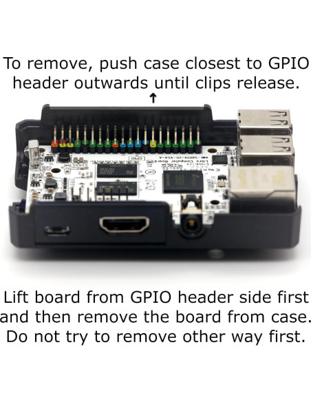 Libre Computer Le Potato AML-S905X-CC SBC Kit Inicio 2GB RAM
