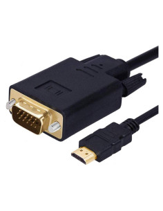 Cable HDMI a VGA Wonlyus 3 Metros Macho a Macho 1080P