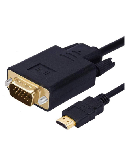 Cable HDMI a VGA Wonlyus 3 Metros Macho a Macho 1080P Cable HDMI a VGA Wonlyus 3 Metros Macho a Macho 1080P