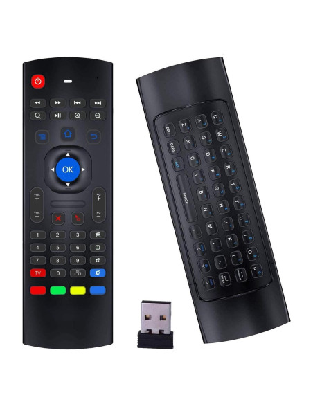 Control Remoto Air Mouse MX3 Pro Inalámbrico 2.4G con Teclado