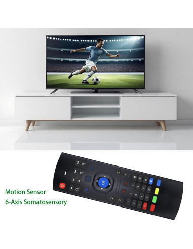 Control Remoto Air Mouse MX3 Pro Inalámbrico 2.4G con Teclado